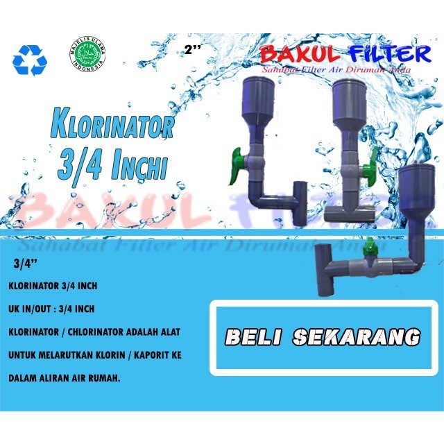 Jual klorinator chlorinator kaporit | Shopee Indonesia