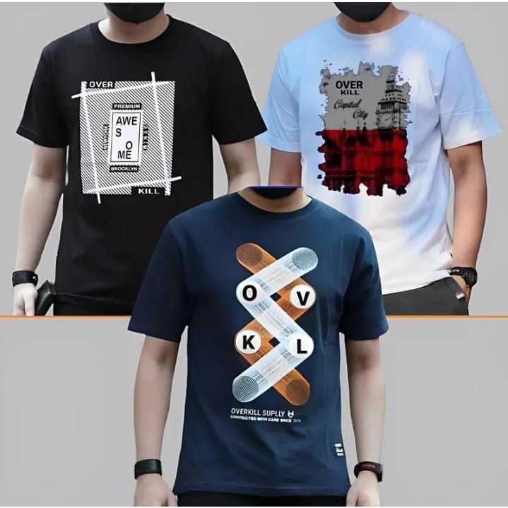 Jual Kaos Pria Oblong Paket Isi Pcs Kaso Oblong Pria Wanita Tangan Pendek Shopee Indonesia