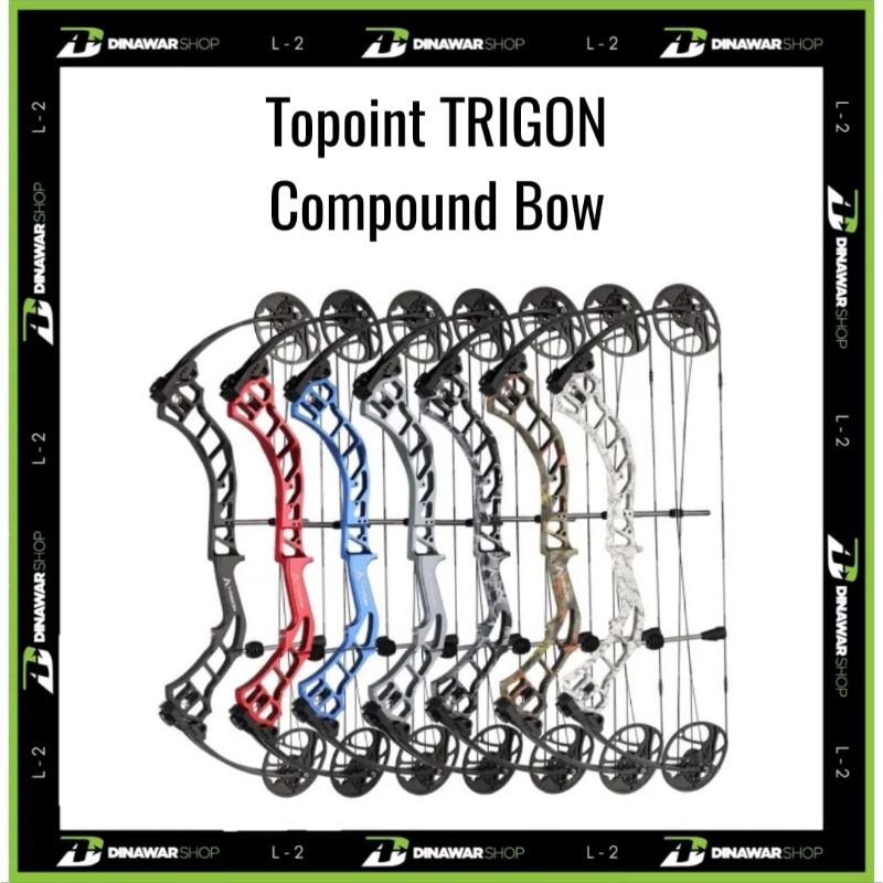 Jual Busur Compound Bow Topoint TRIGON Free Bow release strap