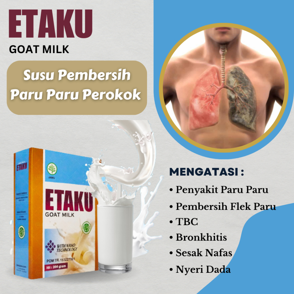 Jual Susu Pembersih Paru Paru Kotor Perokok Susu Flek Paru Paru Tbc