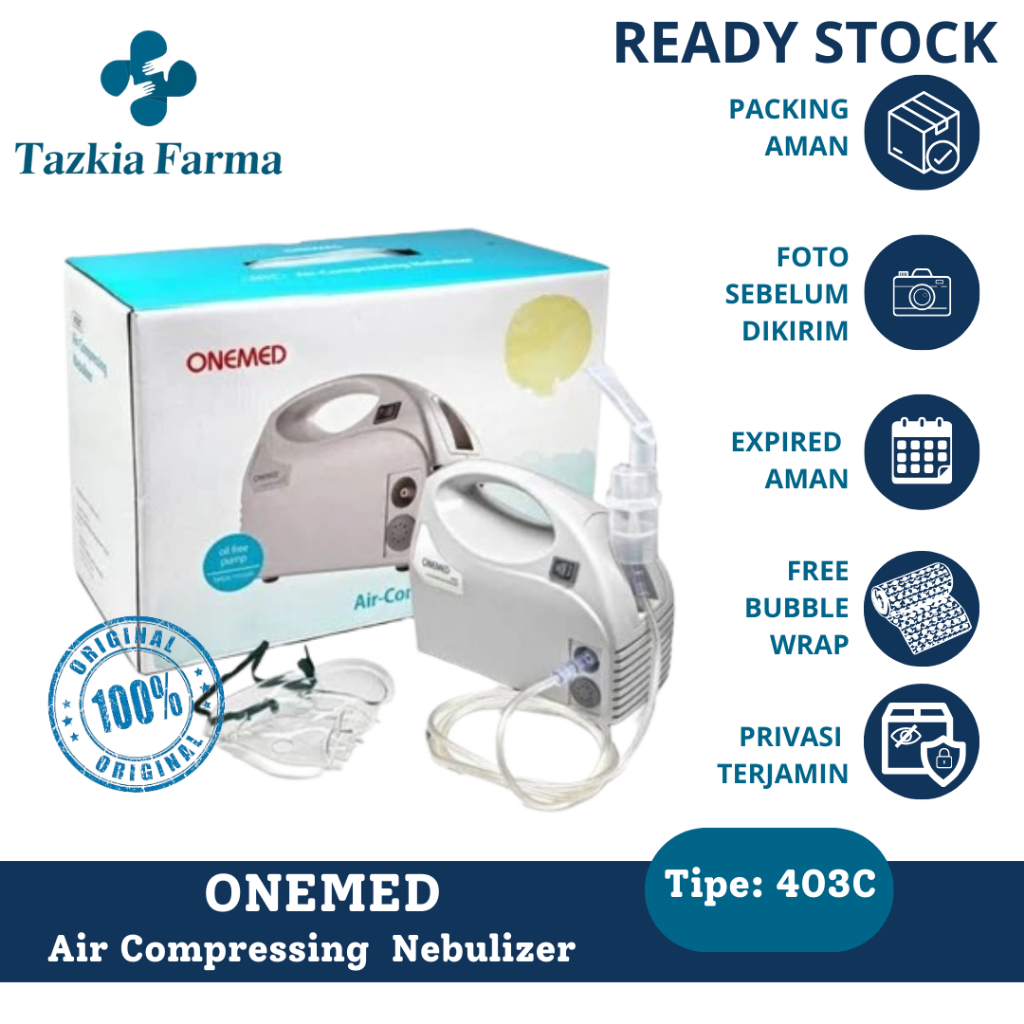 Jual Air Compressing Nebulizer Onemed 405a Portable Alat Uap Terapi Compressor Nebulizer Onemed 1214