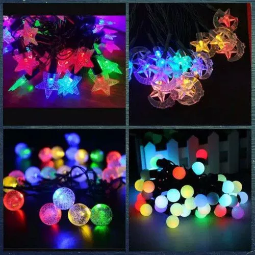 CRYSTAL LAMPU NATAL HIAS / LAMPU TUMBLR LED RAINBOW MOTIF BOLA CRYSTAL/ LAMPU NATAL RAINBOW | AutoStock