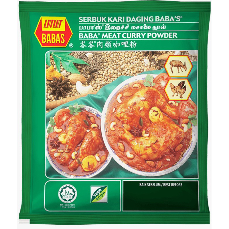 Jual Babas meat curry powder 250gr exp 02/2027 bumbu untuk kari daging ...