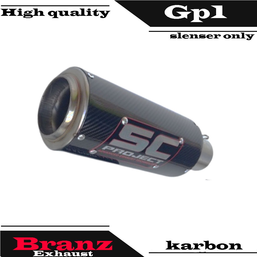 Jual Knalpot Racing Sc project karbpn slinser only NINJA250 R25 MT25 ...