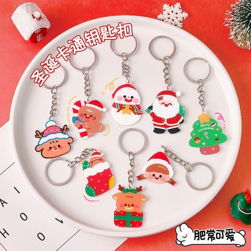 Jual GANTUNGAN KEYCHAIN NATAL SANTA KAWAII BEAR ESTETIK / GANTUNGAN ...