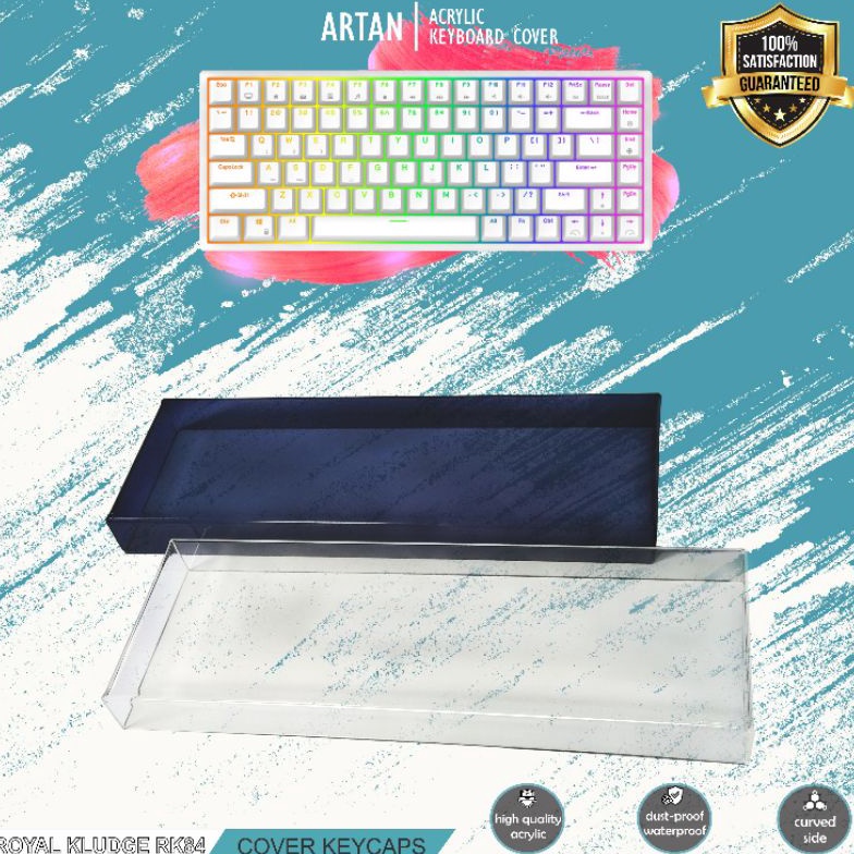 Jual Super promo Royal Kludge RK84 ACRYLIC KEYCAPS COVER PELINDUNG CAPS ...