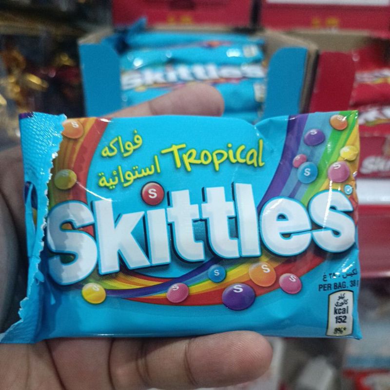 Jual skittles 45g original impor permen skittles exp lama skittles