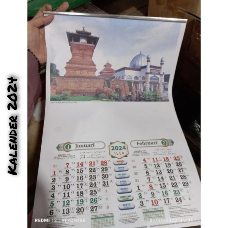 Jual Kalender Menara Kudus 2024 Shopee Indonesia