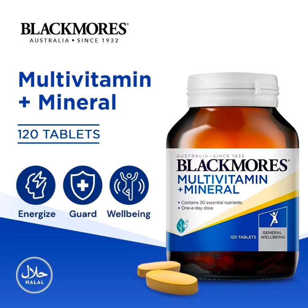 Jual Blackmores Multivitamins + Minerals 120 tablet Shopee Indonesia