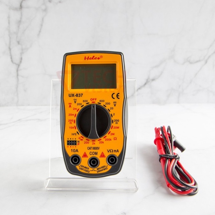 Jual Ready Multitester HELES UX837 Digital Buzzer / Avometer ...