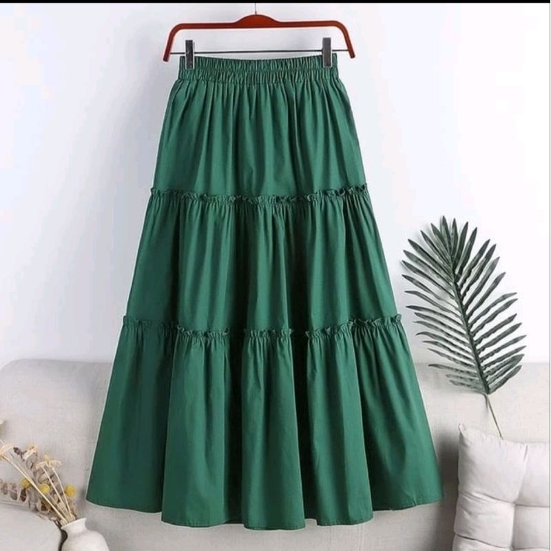 Jual salsa rufle skirt/rok wanita | Shopee Indonesia