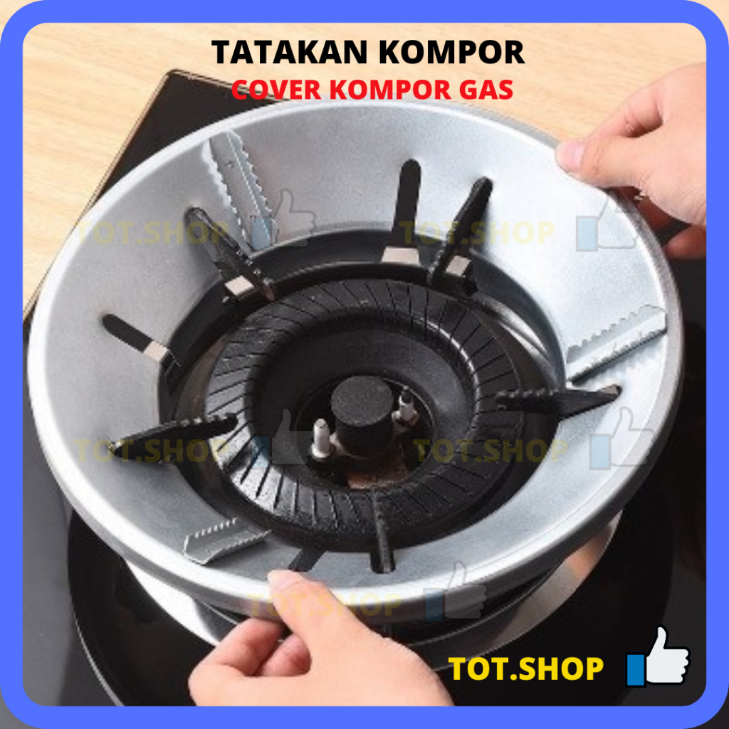 Jual Tatakan Kompor Gas Bahan Stainless Penghemat Kompor Gas Model Bulat Cover Kompor Dudukan