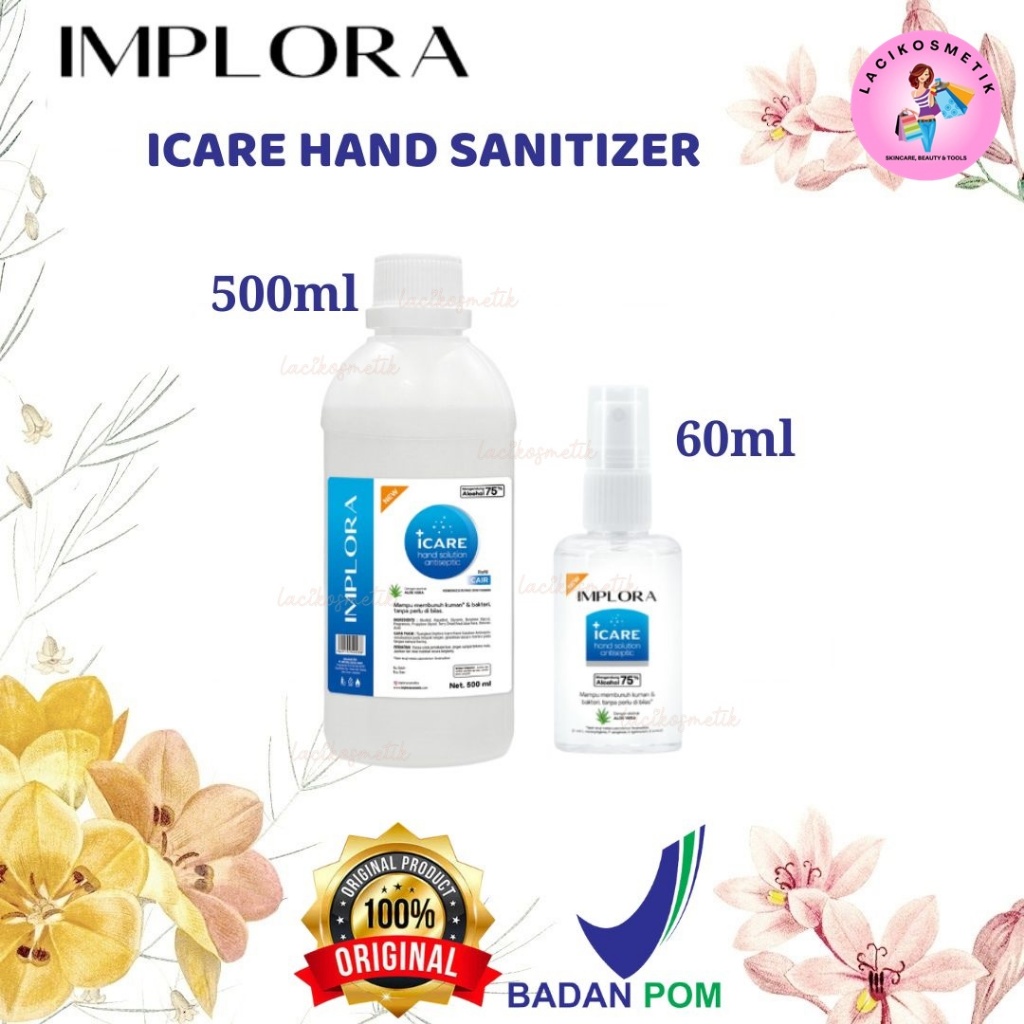 Jual LACIKOSME IMPLORA ICARE HAND SANITIZER GEL | Shopee Indonesia