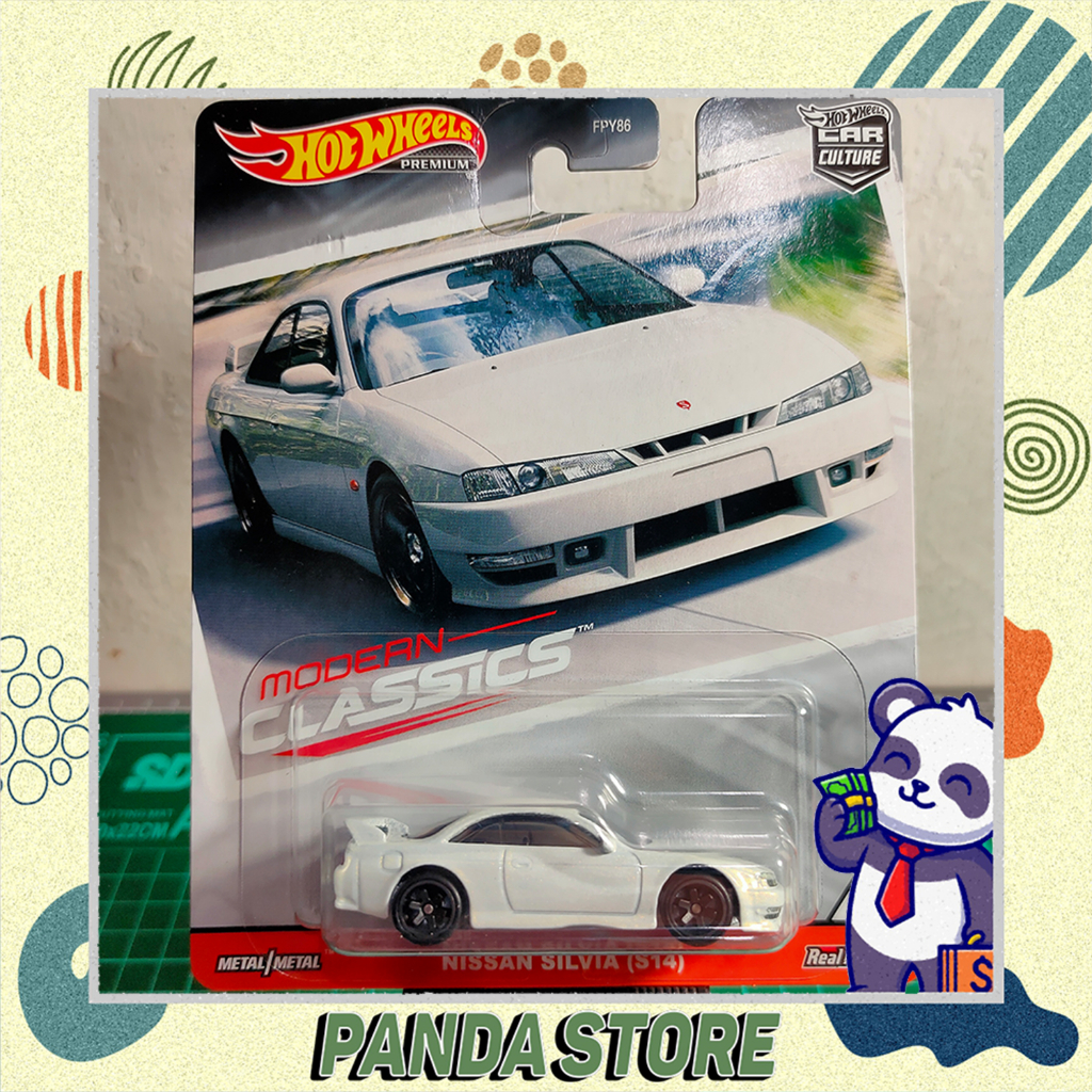 Jual Hot Wheels Premium Modern Classic Nissan Silvia S14 Putih not LBWK ...