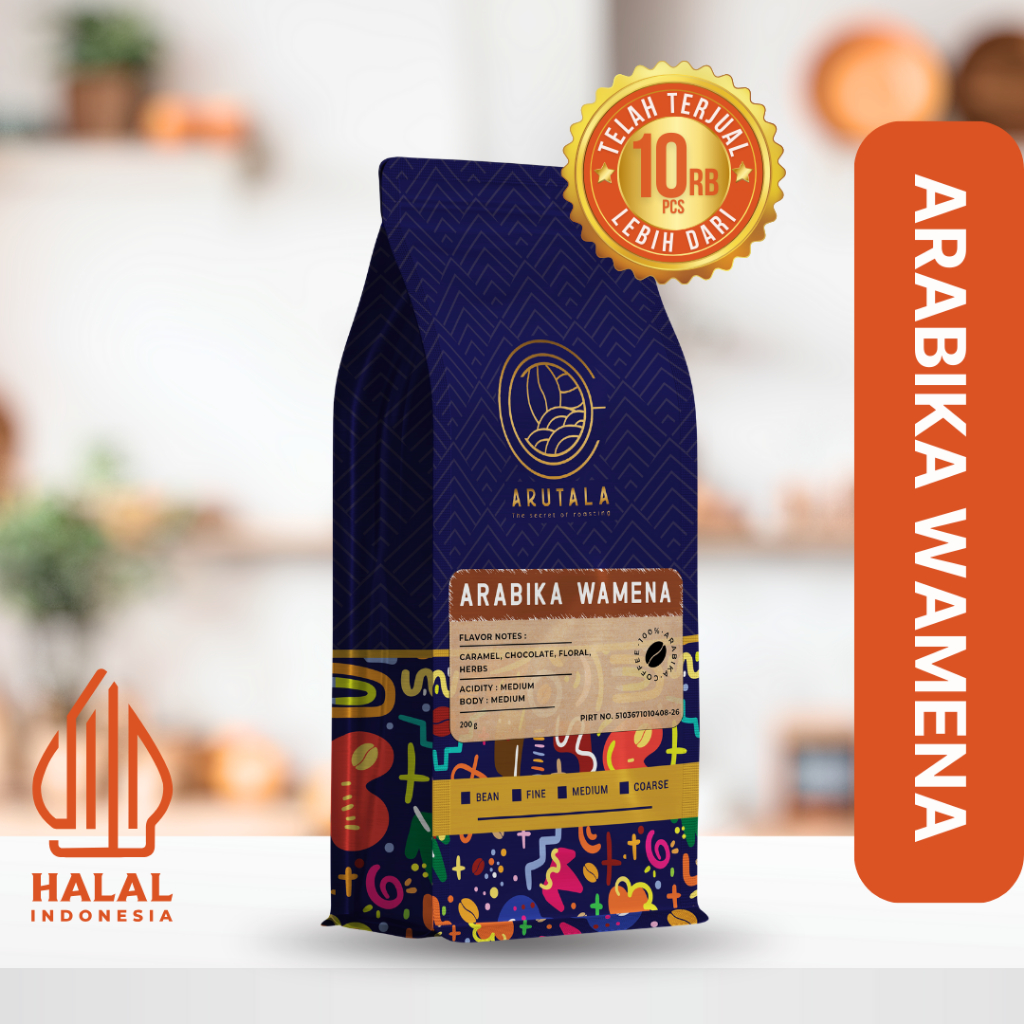 Jual ARUTALA Kopi Arabika Papua Wamena 200 gram | Shopee Indonesia