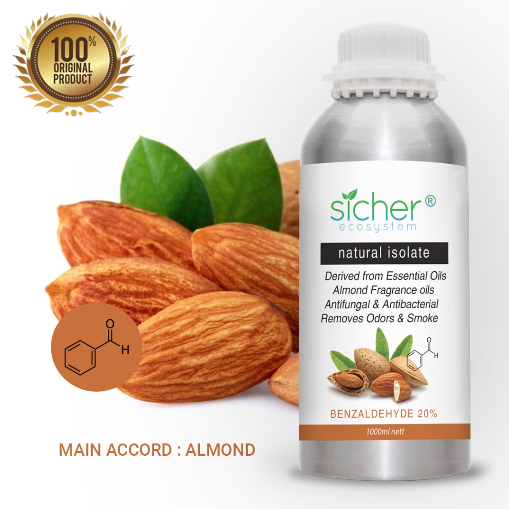 Jual Sicher Natural Isolate Oil Benzaldehyde 20 1000ml Shopee Indonesia