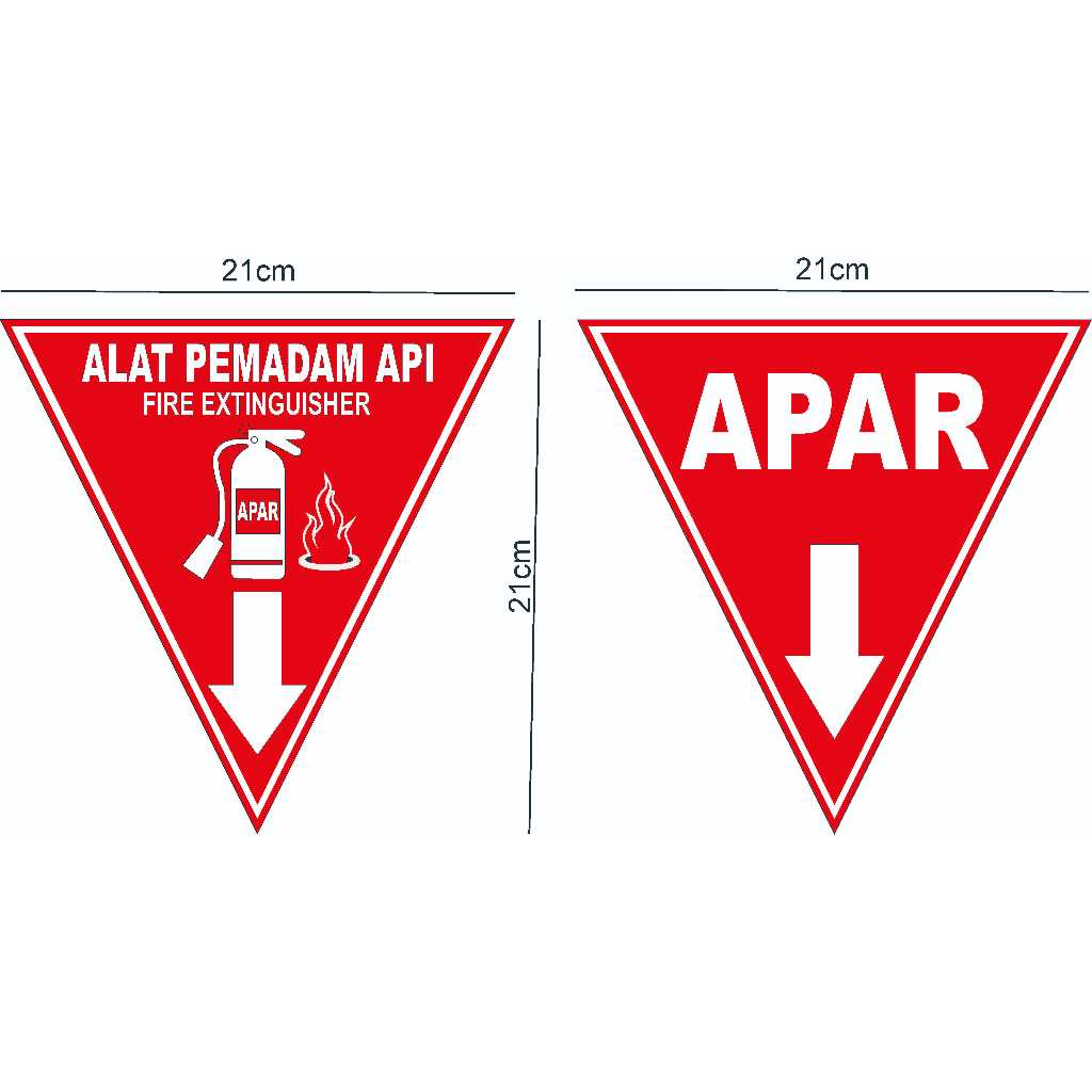 Jual STIKER APAR ALAT PEMADAM API RINGAN | Shopee Indonesia