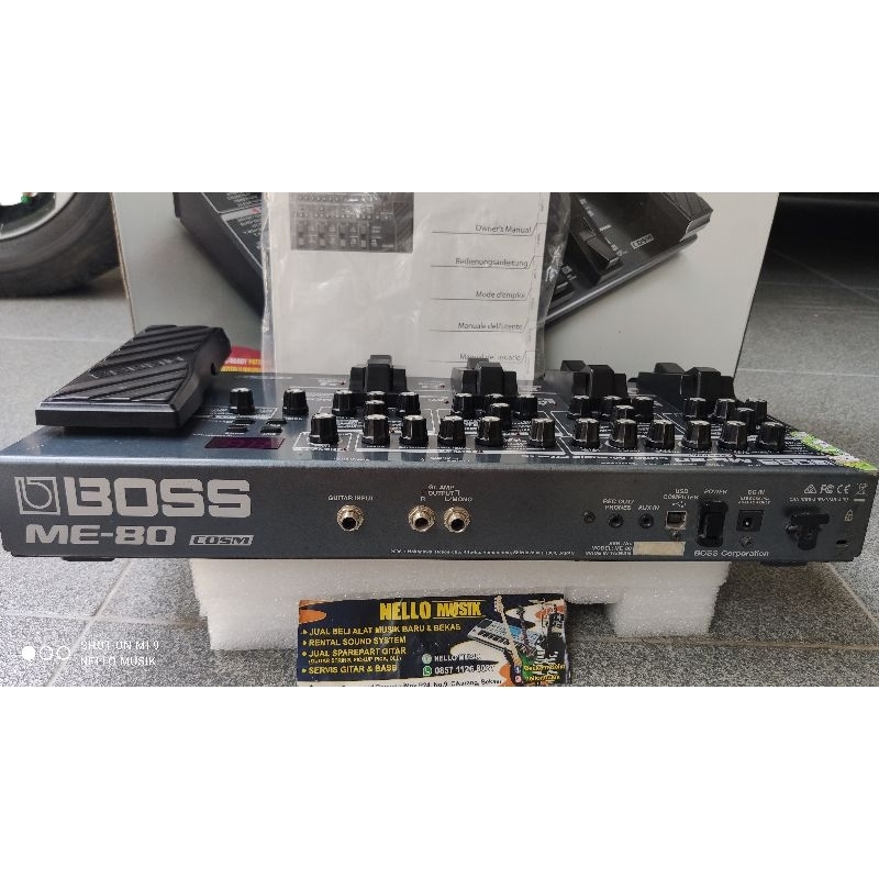 Jual efek gitar Boss me80 istimewa fullset presisi | Shopee Indonesia