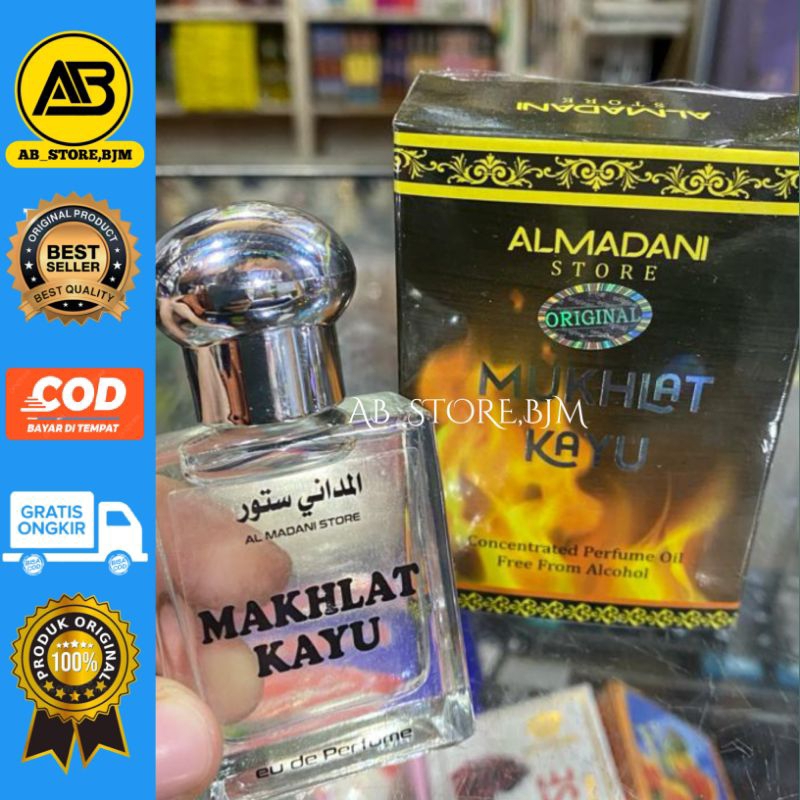 Jual Parfum MAKHLAT KAYU by Al Madani isi 15ml | Shopee Indonesia