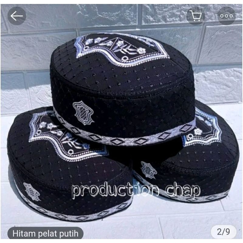 PECI KOPIAH MALAYSIA TARUMPAH MOTIF PLAT TERMURAH & TERLARIS HARGA ECERAN