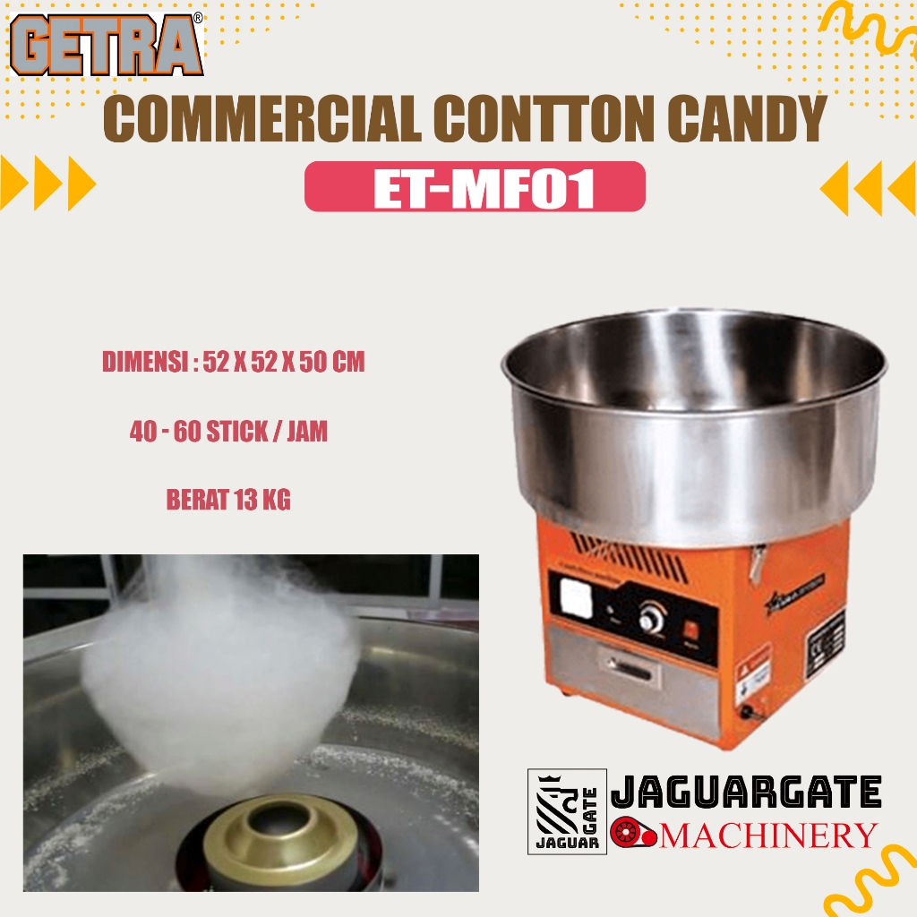 Jual MESIN GULALI LISTRIK GETRA ETMF01 MESIN GULALI COTTON CANDY