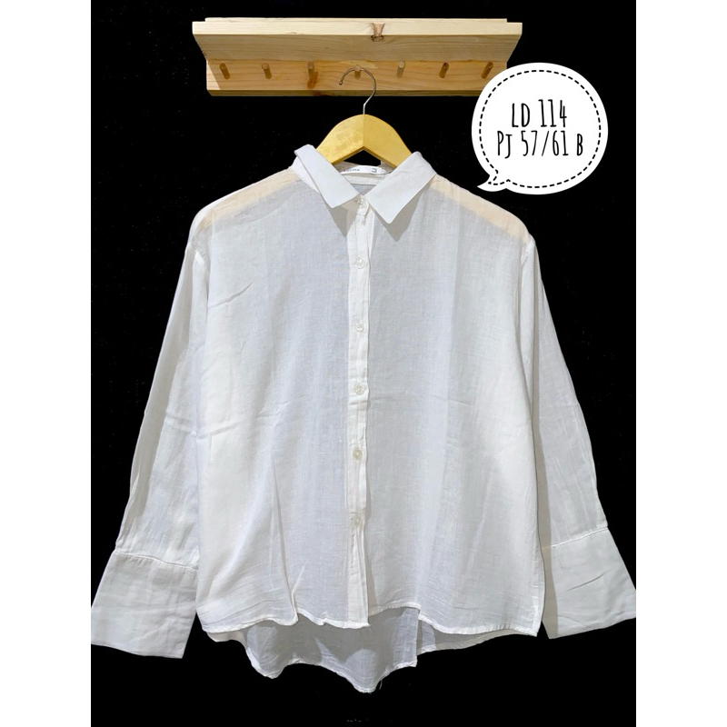 Blouse Lengan Panjang Gwyneth Light Khaki