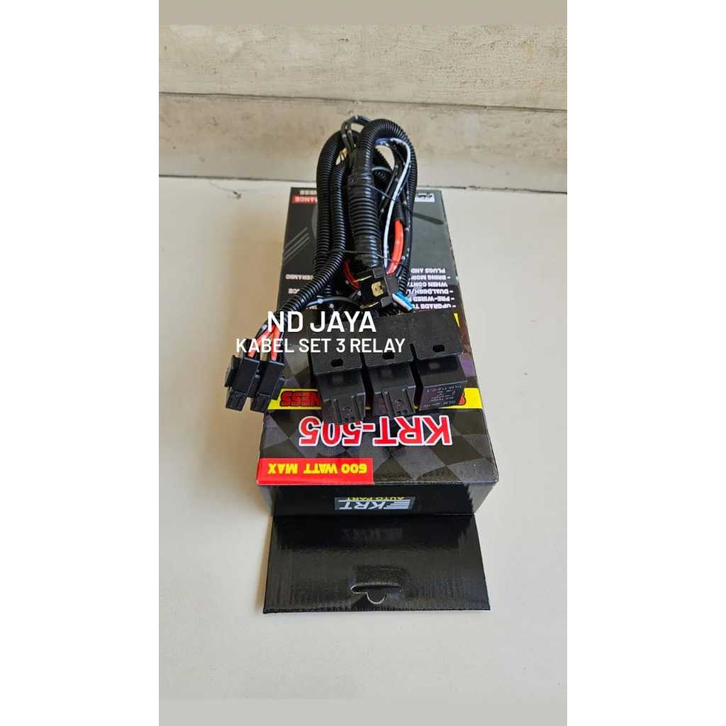 Jual Kabel Relay set H4 RELAY BOSCH ASLI 3 RELAY Shopee Indonesia