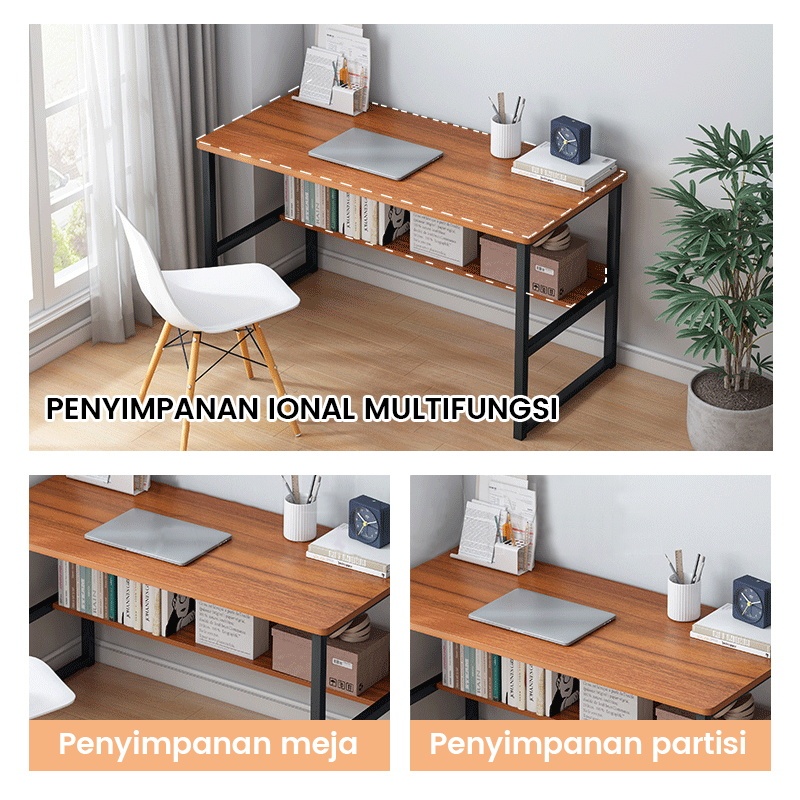 Jual 【Keluaran Pabrik】Meja Belajar 120cm Meja kantor Meja komputer Meja ...