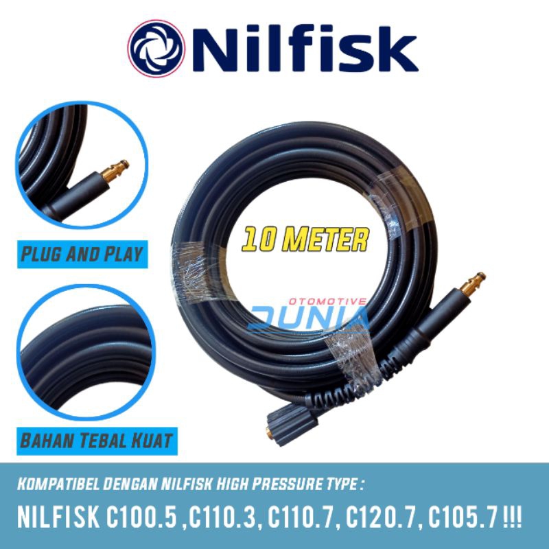 Tubo Ricambio 5M Per Idropulitrice Nilfisk - Compatibile Con Modelli C100, C110, C120, C125, Ecc. - Foto 5