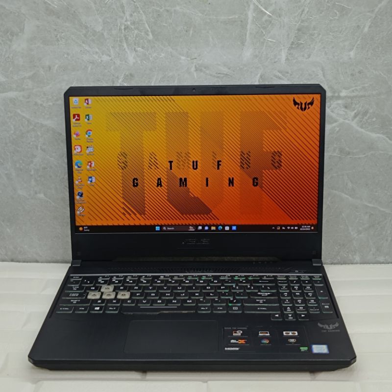 Jual Laptop Asus Tuf Gaming Fx505gt Intel Core I5 9300h Ram 16gb Ssd 512gb Gtx 1650 Gen9 9298