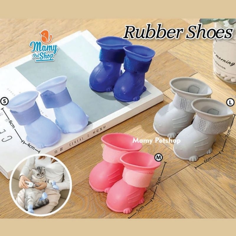 Jual RUBBER SHOES SEPATU KARET KUCING ANJING | Shopee Indonesia