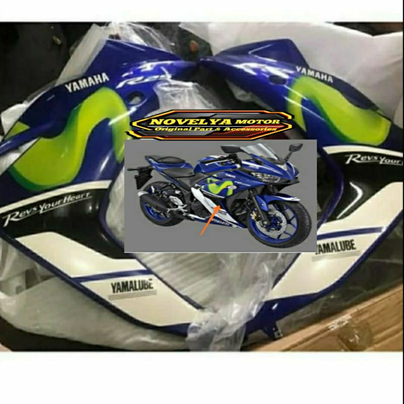 Jual BODY FAIRING SAYAP KANAN ATAU KIRI R25 R 25 BIRU MOVISTAR 2015 ORI ...