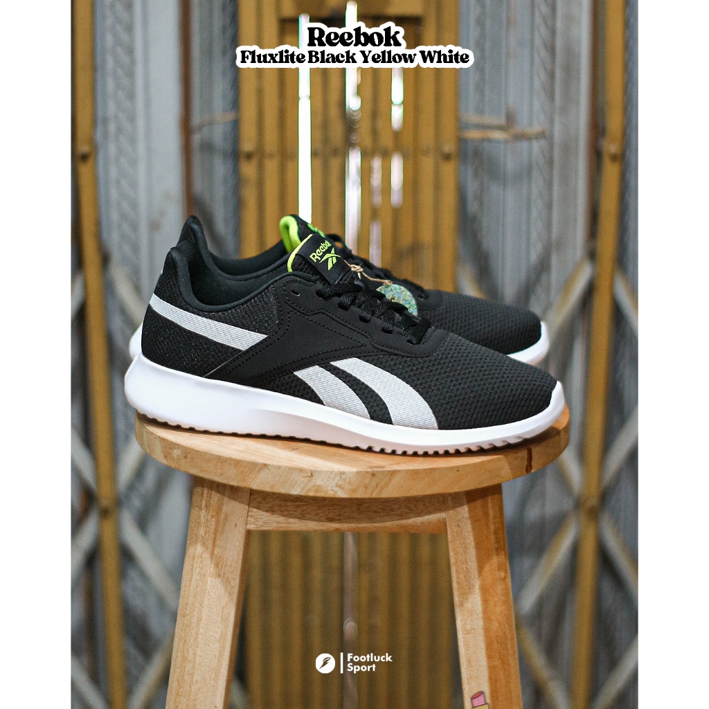 Jual SEPATU SNEAKERS RUNNING REEBOK FLUXLITE BLACK ORIGINAL BNIB