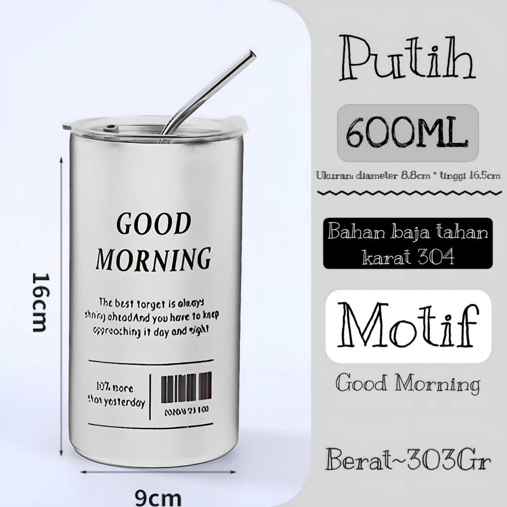 Jual Tumblr Style Americano / Mug gelas Tumblr Stainless Steel Ice ...