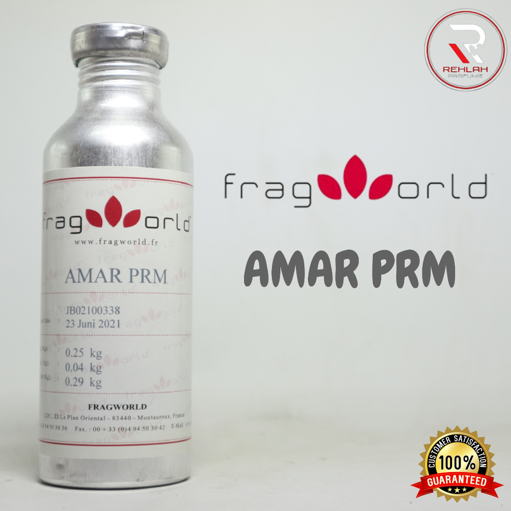 Jual AMAR PRM BY FRAGWORLD BIBIT PARFUM MURNI KEMASAN SEGEL ORIGINAL PABRIK  250GR | Shopee Indonesia