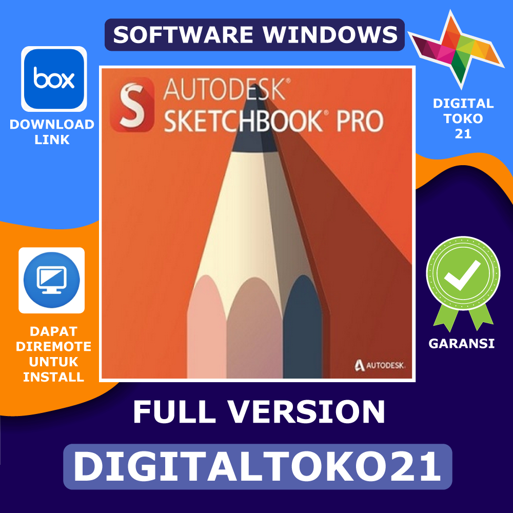 Jual SketchBook Pro 8.8.36.0 Full Version Software PC Komputer Laptop