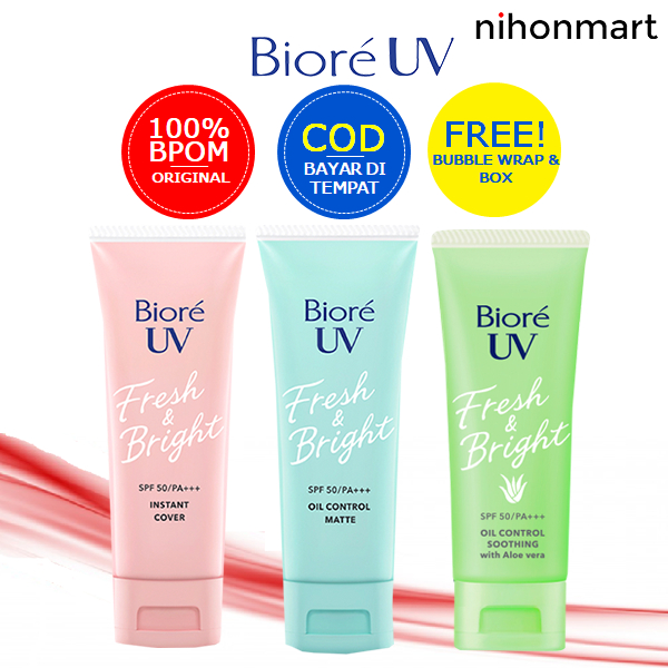 Jual Biore UV Fresh & Bright (SPF 50) 30g | Shopee Indonesia
