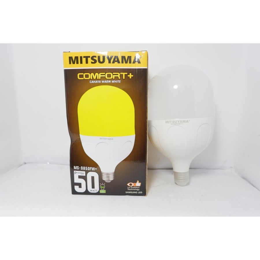 Jual Lampu led mitsuyama comfort + cahaya kuning warm white 30w 50w 60w ...