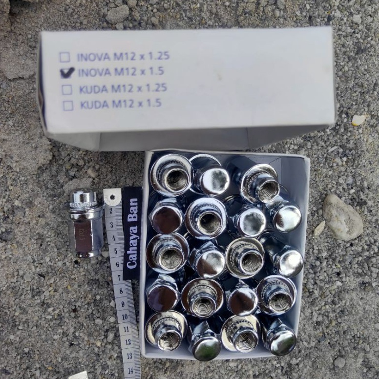 Jual el Keren Mur baut lug nut Innova 15 Fortuner Pajero Hilux inova ...