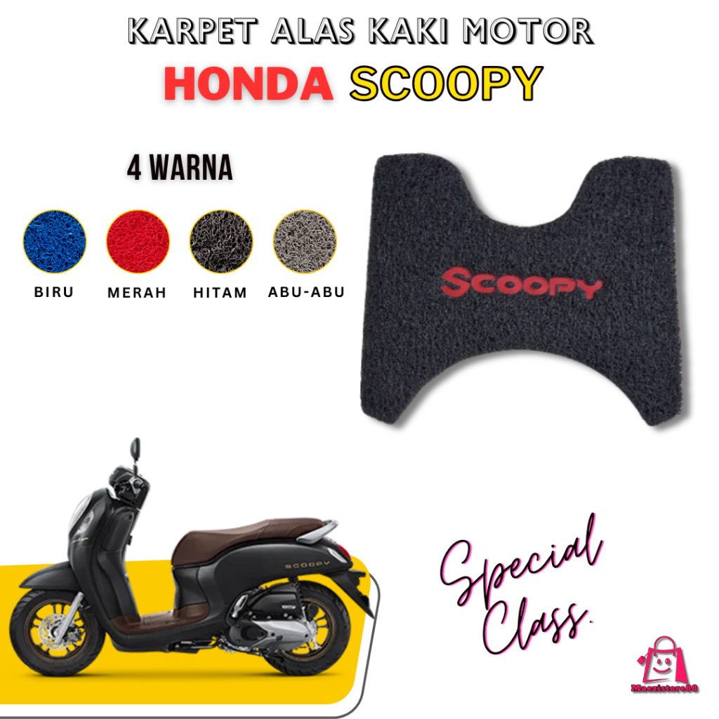 Jual Karpet Serabut Motor All New Honda Scoopy Alas Pijakan Kaki Motor Honda Scoopy Shopee