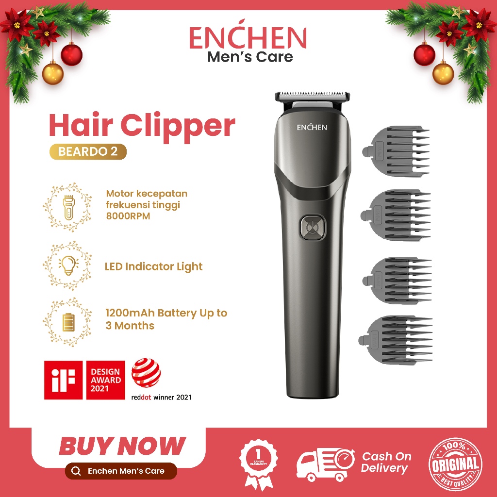 Jual Enchen Beardo Smart Trimmer Electric Shaver Type C W Mah