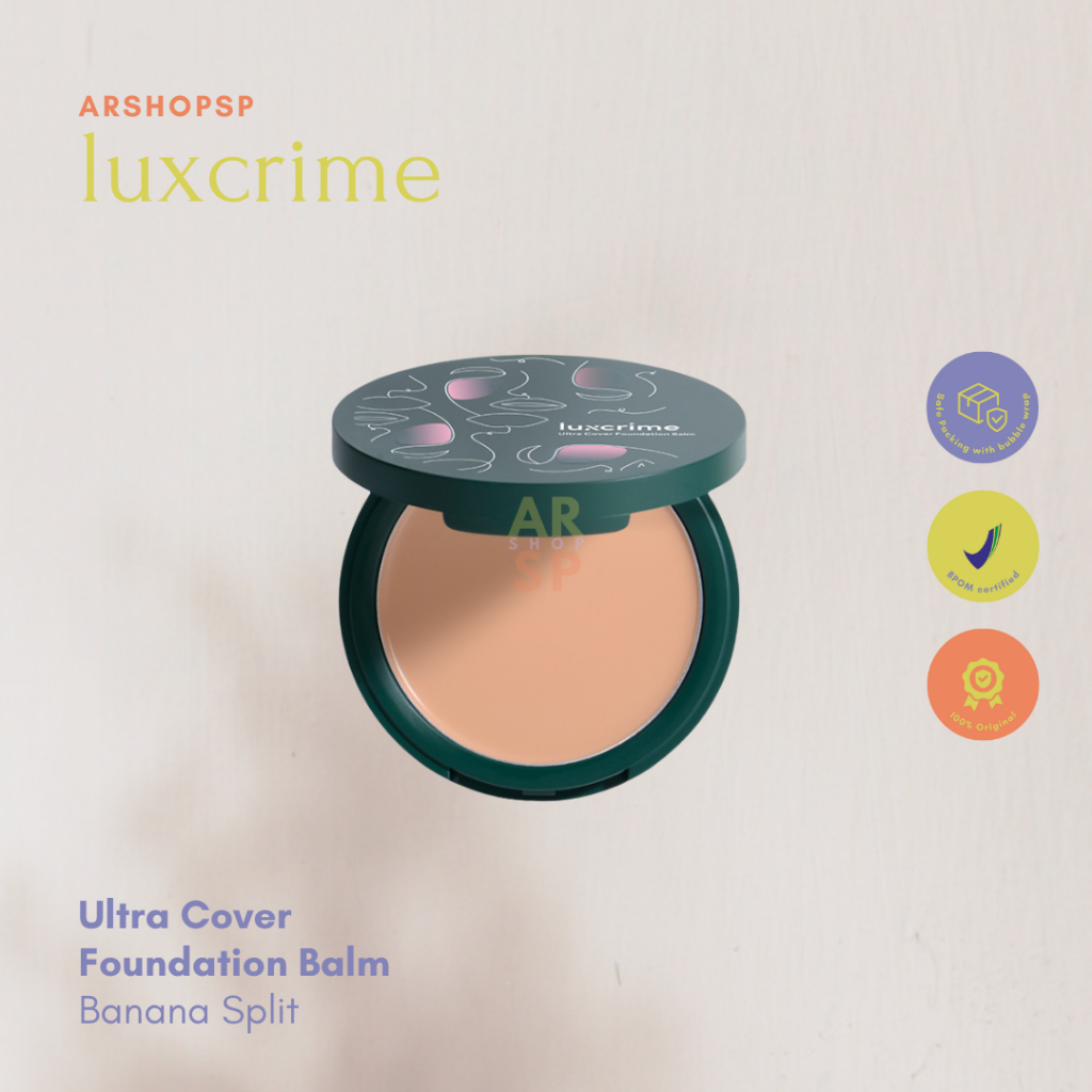 Jual Luxcrime Ultra Cover Foundation Balm W01 Banana Split Shopee