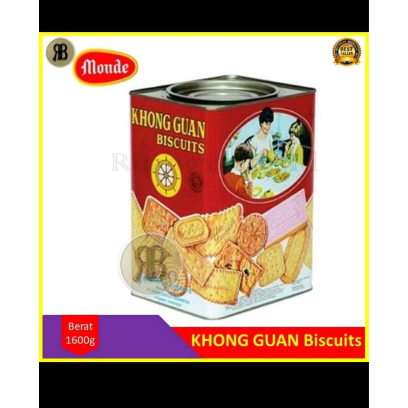 Jual Khongguan Biskuit Kaleng Besar Gr Shopee Indonesia