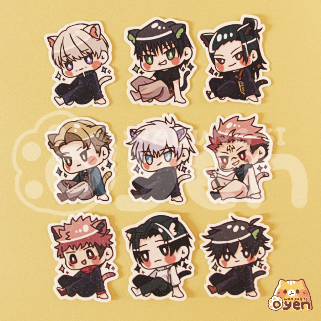 Jual Jujutsu Kaisen Series 1pc Sticker Shopee Indonesia