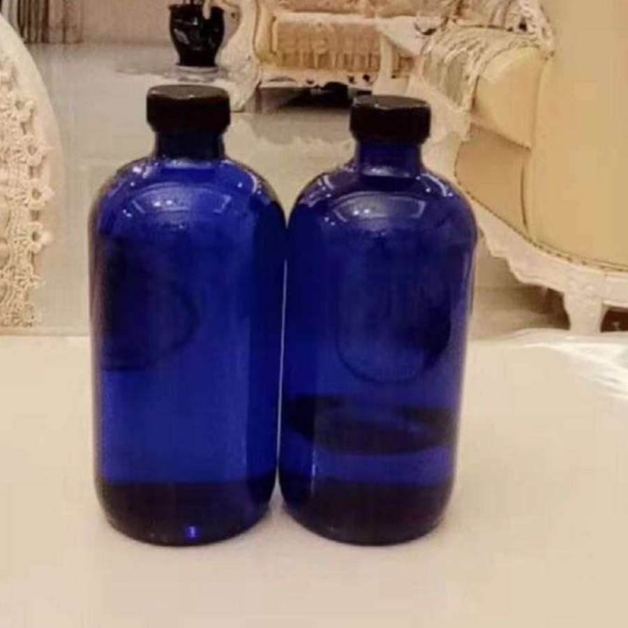 Jual Terlaris BOTOL KACA BIRU 1 LITER BARU / BLUE SOLAR WATER ...