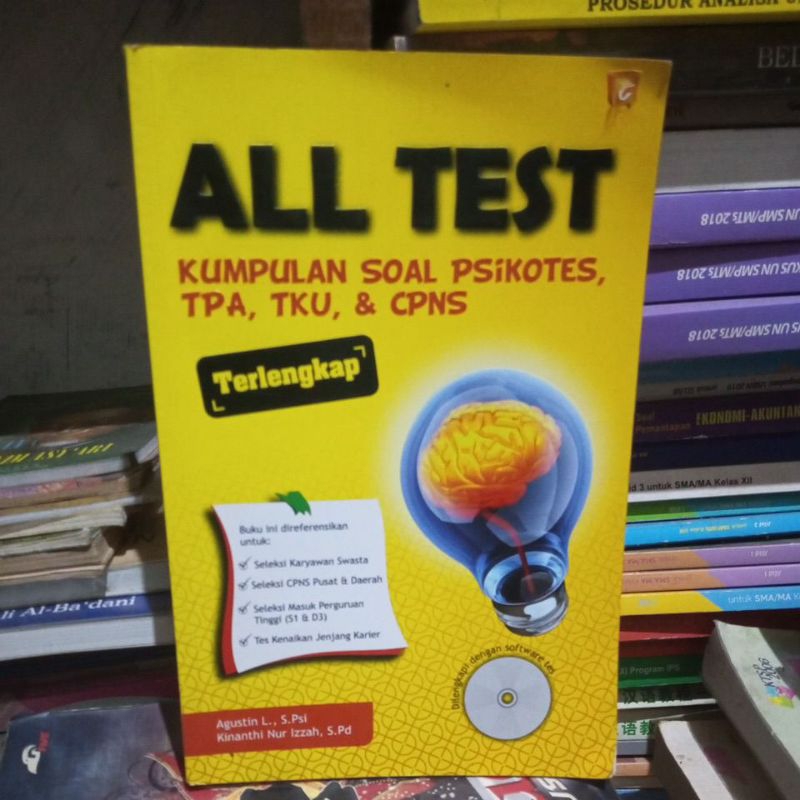 Jual All Test Kumpulan Soal Psikotes Tpa Tku And Cpns Shopee Indonesia