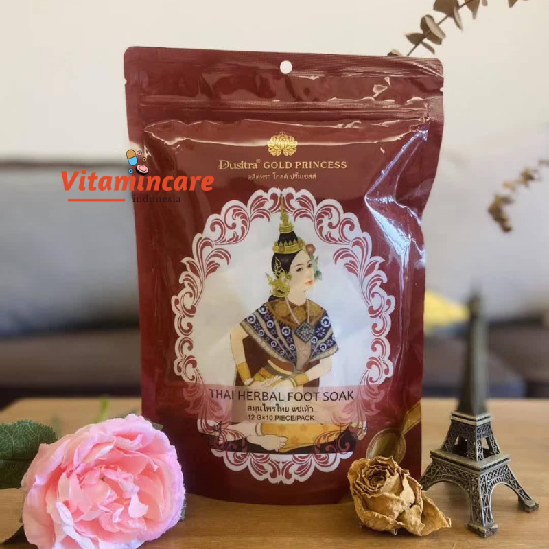 Jual GOLD PRINCESS Royal Thai Herbal Foot Soak bag 12g x 10pcs/pack