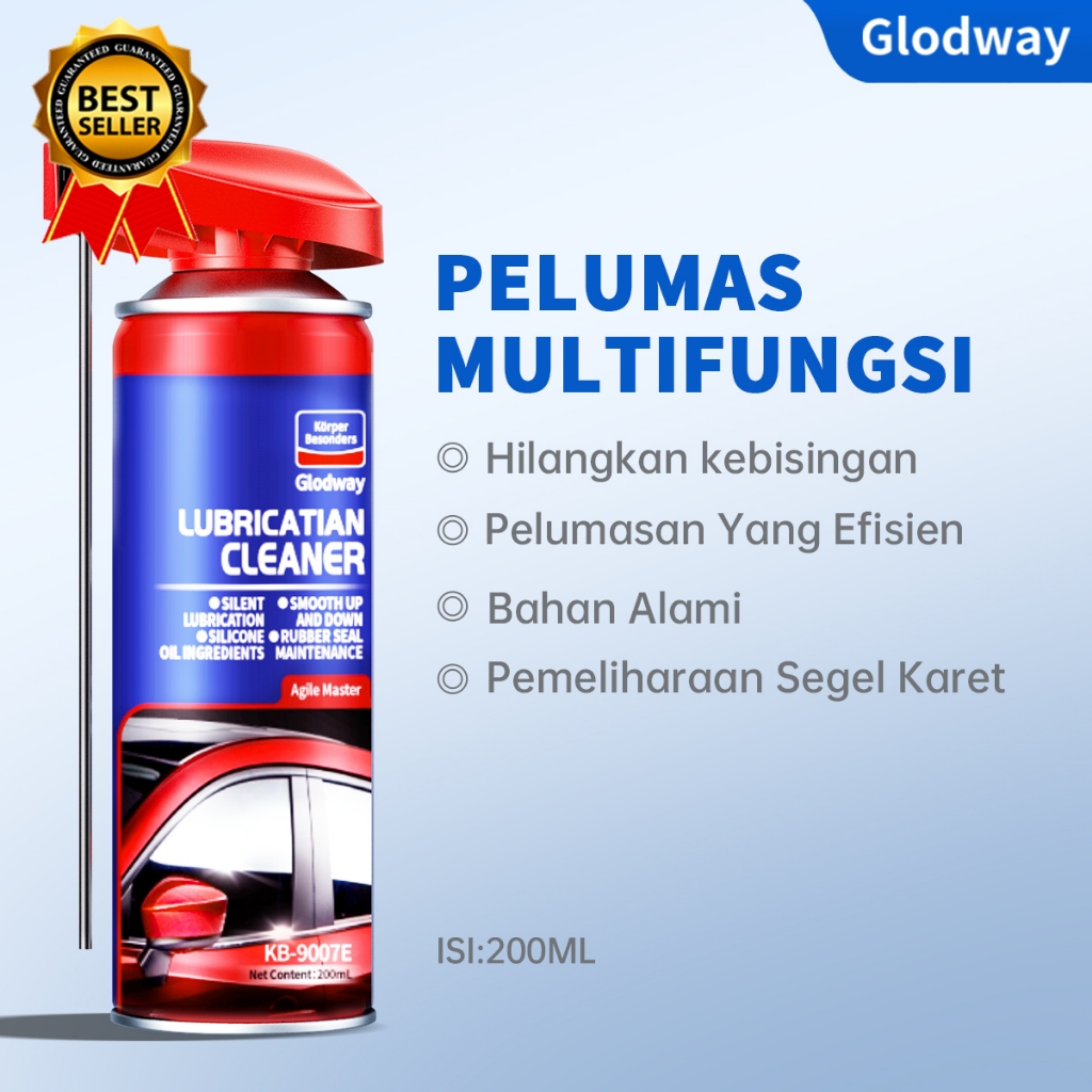 Jual Promo Glodway Multifungsi Pelumas Oil Cairan Semprot Kaca Seret