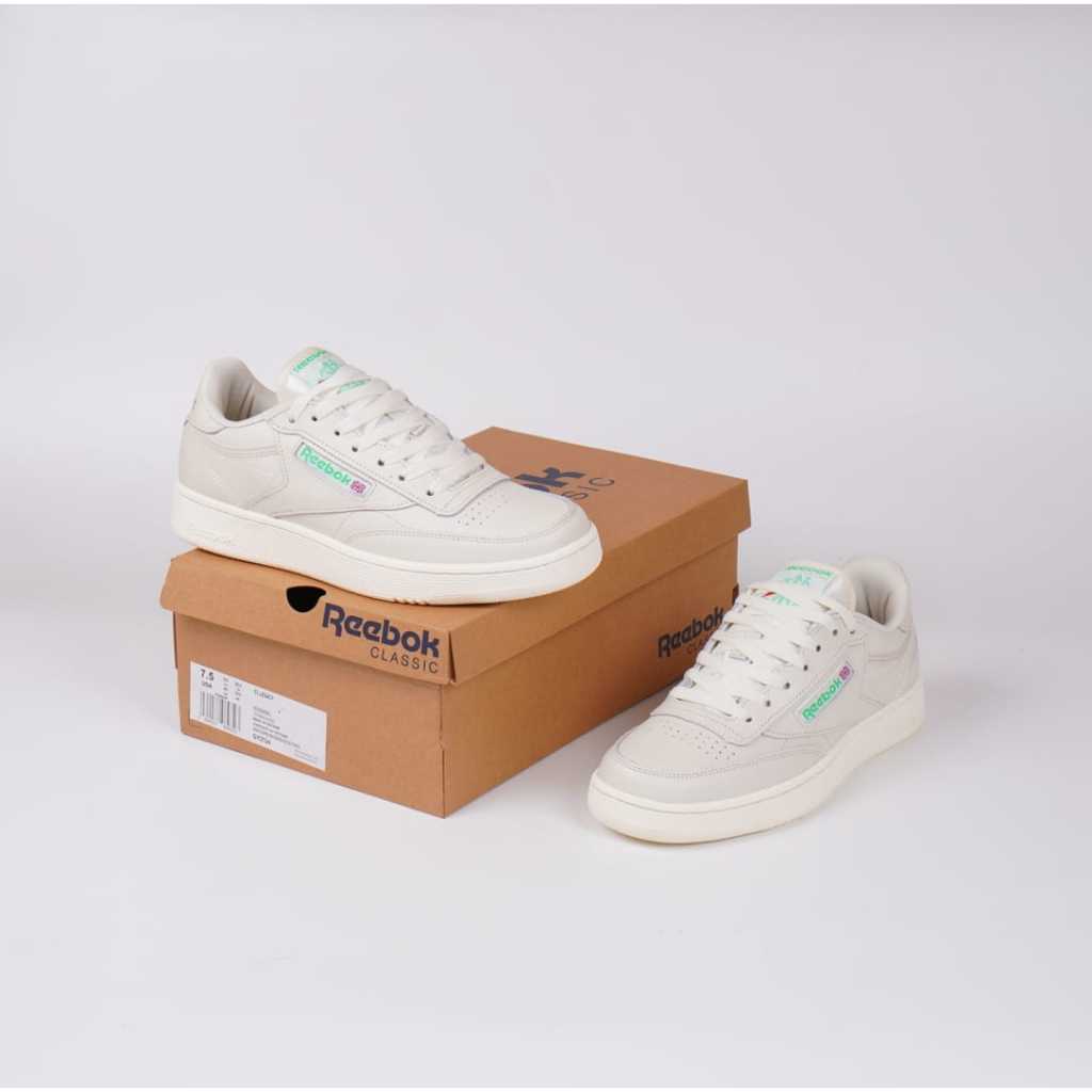 Jual (ioniq) Sepatu Reebok Club C 85 Vintage White | Shopee Indonesia