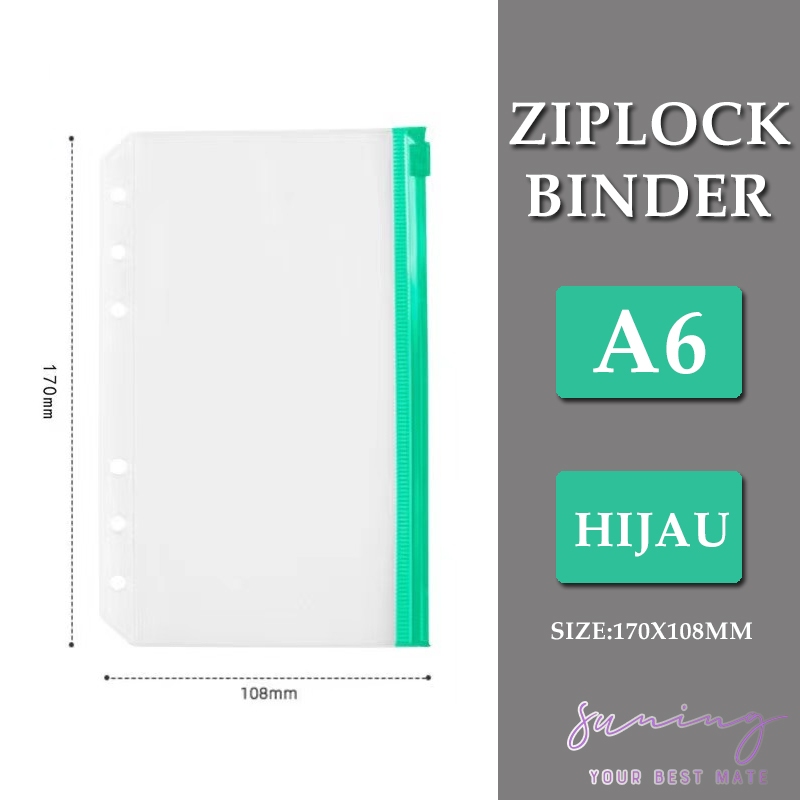 Jual ZIPLOCK BINDER /Kantong Penyimpanan Tagihan/Binder Divider/Zipper